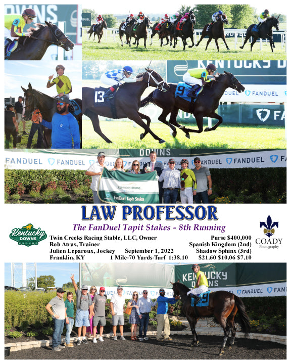 LAW PROFESSOR - The FanDuel Tapit Stakes - 8th Running - 09-01-22 - R09 - KD
