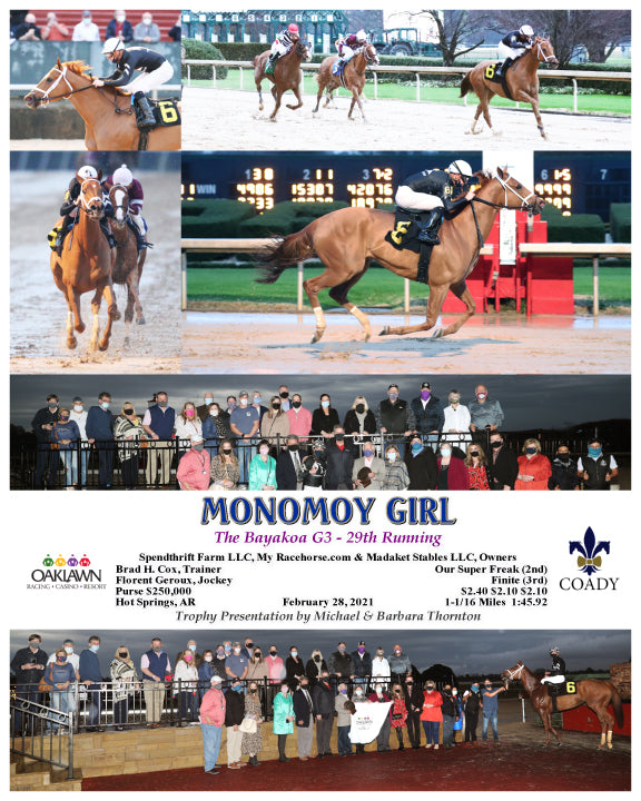 MONOMOY GIRL - The Bayakoa G3 - 29th Running - 02-28-21 - R09 - OP