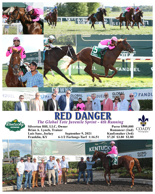 RED DANGER - The Global Tote Juvenile Sprint - 4th Running - 09-09-21 - R09 - KD