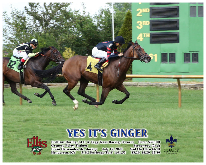 YES IT'S GINGER - 07-17-20 - R09 - ELP - Action