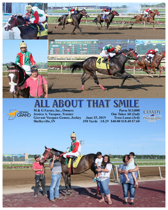 ALL ABOUT THAT SMILE - 062519 - Race 10 - IND