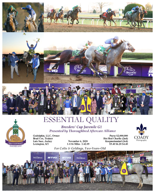 ESSENTIAL QUALITY - Breeders' Cup Juvenile G1 Presented by Thoroughbred Aftercare Alliance - 11-06-20 - R10 - KEE
