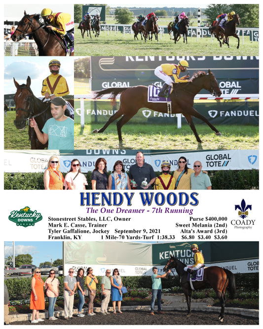 HENDY WOODS - The One Dreamer - 7th Running - 09-09-21 - R10 - KD