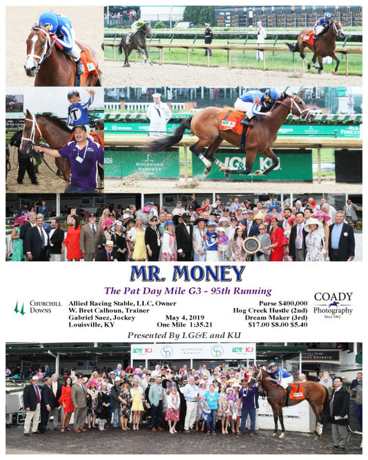 MR MONEY - The Pat Day Mile G3 - 95th Running - 05-04-19 - R10 - CD