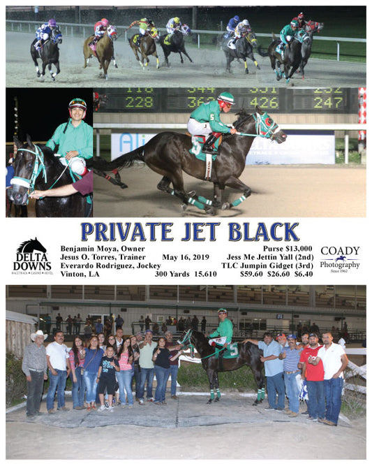 PRIVATE JET BLACK - 051619 - Race 10 - DED