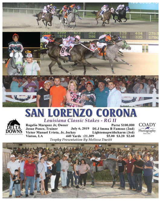 SAN LORENZO CORONA - 070619 - Race 10 - DED