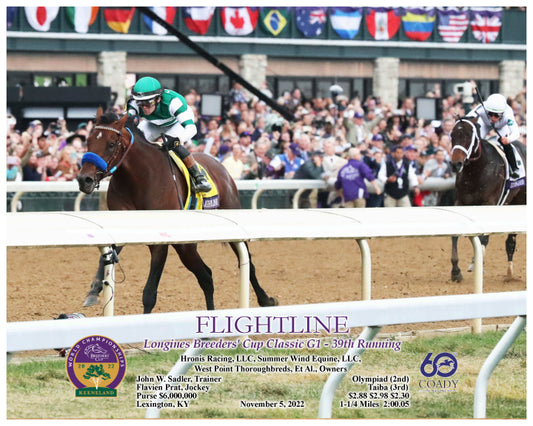 FLIGHTLINE - Longines Breeders' Cup Classic G1 - 39th Running - 11-05-22 - R11 - KEE - Action 03