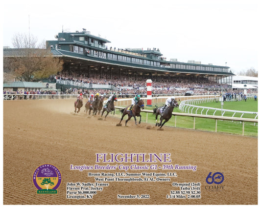 FLIGHTLINE - Longines Breeders' Cup Classic G1 - 39th Running - 11-05-22 - R11 - KEE - Action 09