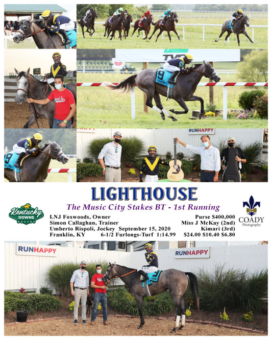 LIGHTHOUSE - The Music City Stakes BT - 1st Running - 09-15-20 - R11 - KD