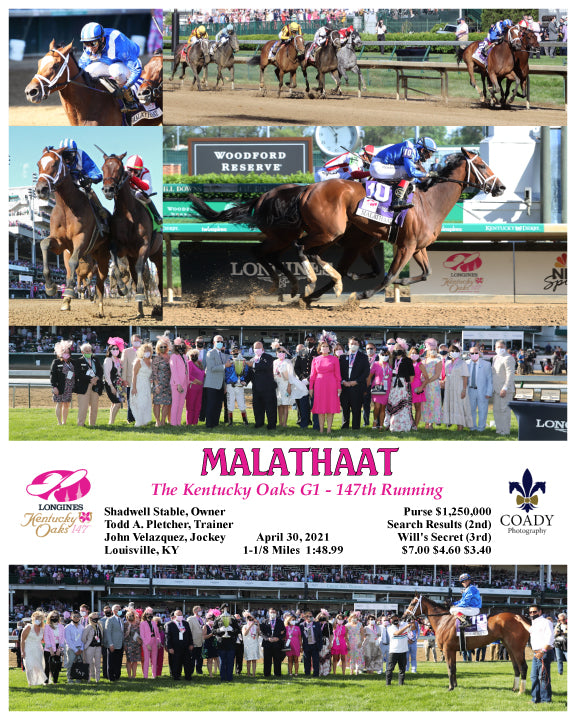 MALATHAAT - The Kentucky Oaks G1 - 147th Running - 04-30-21 - R11 - CD - Composite