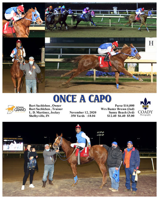 ONCE A CAPO - 111220 - Race 11 - IND
