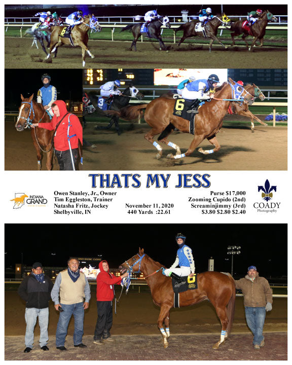 THATS MY JESS - 111120 - Race 11 - IND