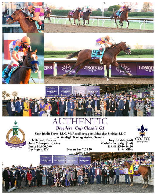 AUTHENTIC - Breeders' Cup Classic G1 - 11-07-20 - R12 - KEE