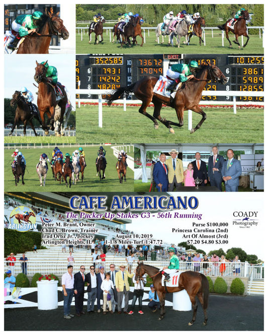 CAFE AMERICANO - The Pucker Up Stakes G3 - 56th Running - 08-10-19 - R12 - AP