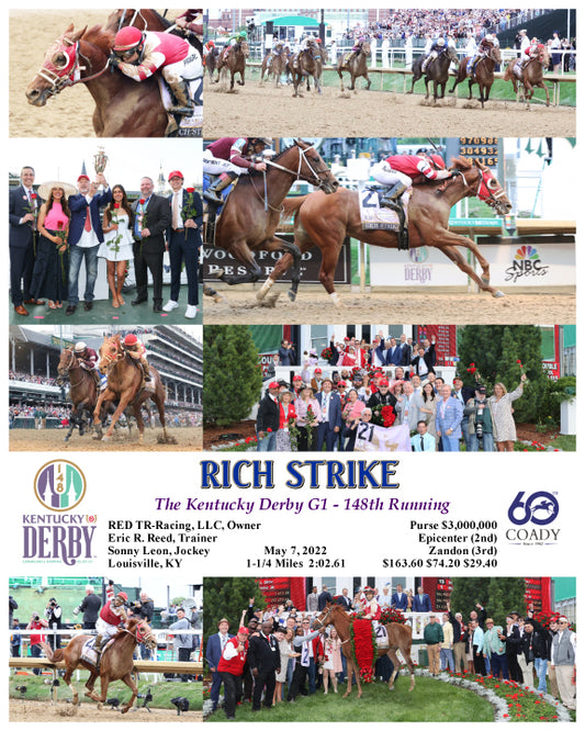 RICH STRIKE - The Kentucky Derby - 148th Running - 05-07-22 - R12 - CD - Composite - Richard Dawson 02