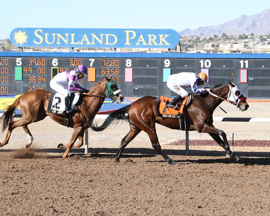 WILD ON ICE - 18th Running of The Sunland Derby - 03-26-23 - R10 - Sunland Park - Inside Finish 2