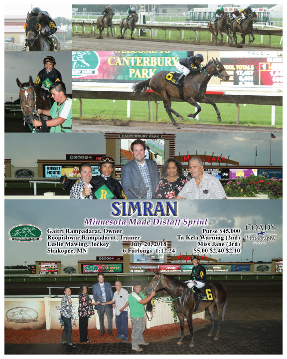 SIMRAN - 072018 - Race 02 - CBY