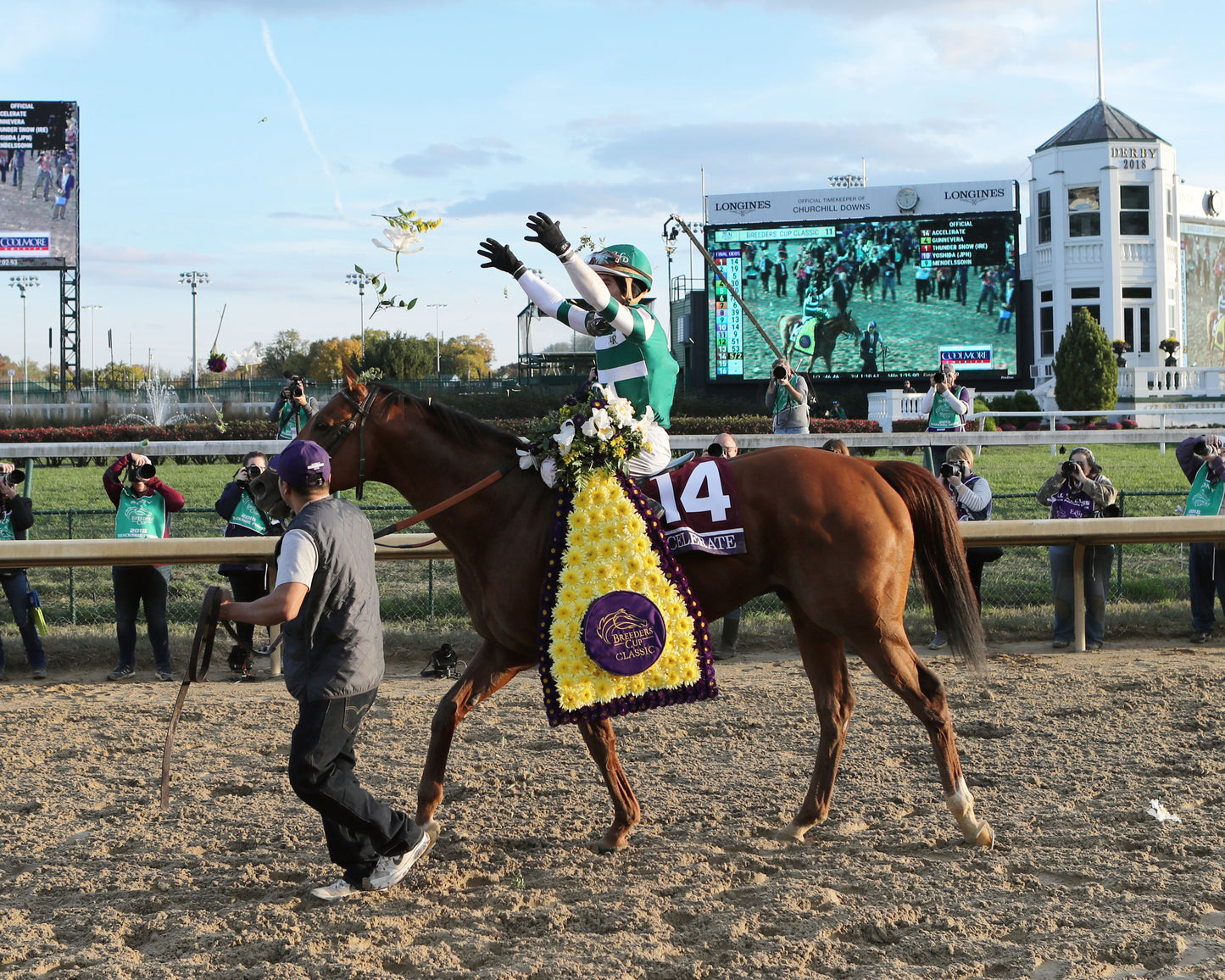 ACCELERATE - Breeders' Cup Classic G1 - 11-03-18 - R10 - CD - Post Race 07