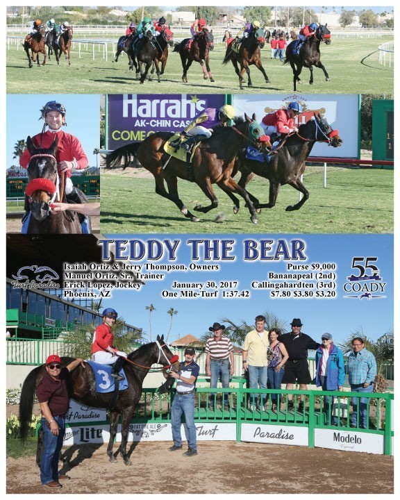 TEDDY THE BEAR - 013017 - Race 07 - TUP