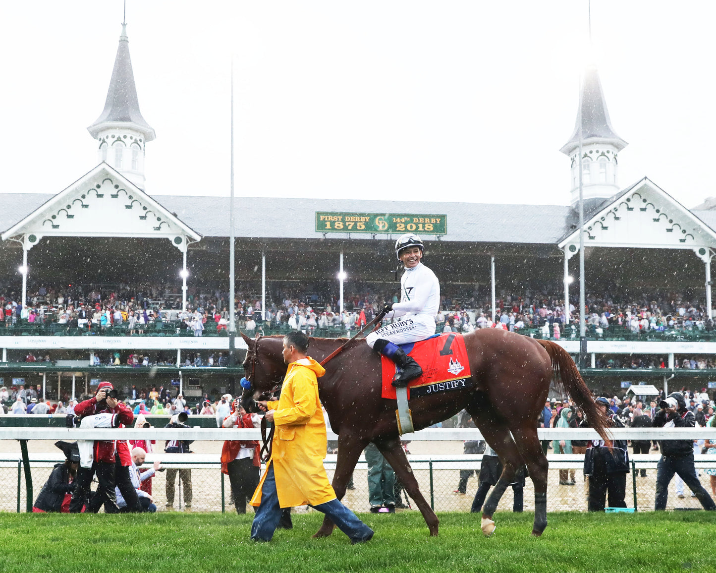 JUSTIFY - 050518 - Race 12 - CD The Kentucky Derby G1 - Come Back 02