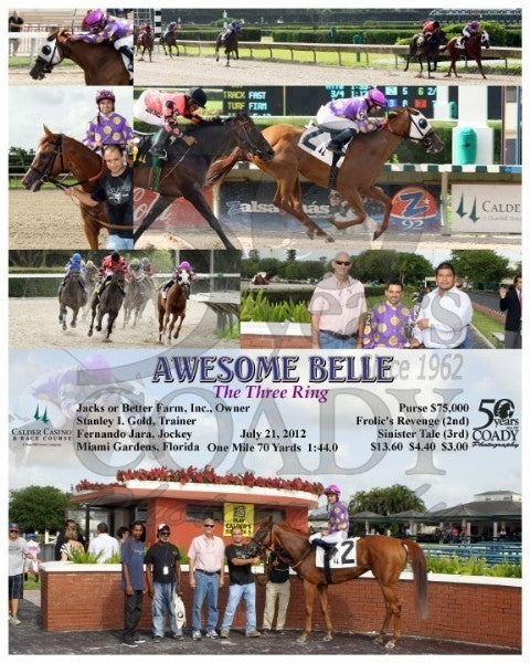 AWESOME BELLE - 072112 - Race 10