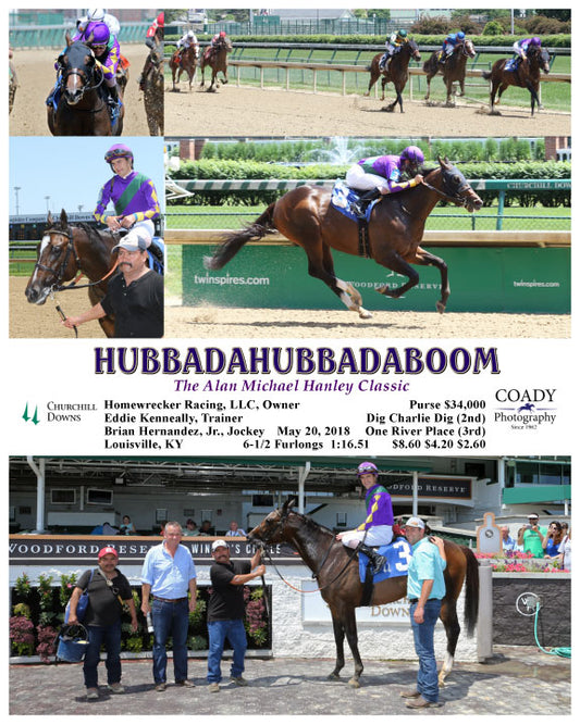 HUBBADAHUBBADABOOM - 052018 - Race 04 - CD
