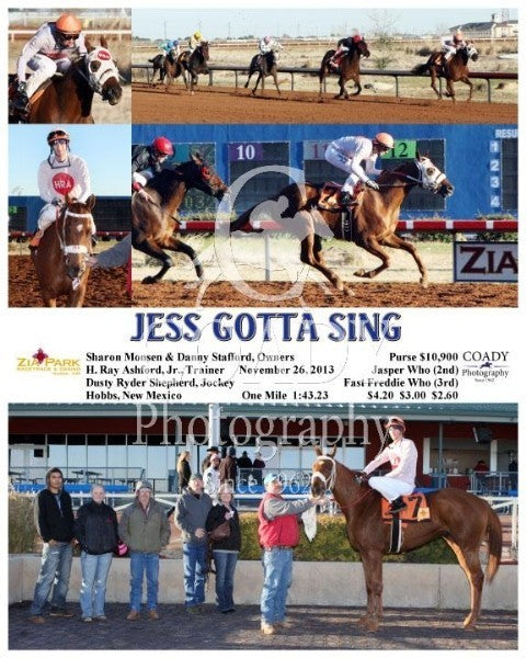 Jess Gotta Sing - 112613 - Race 09 - ZIA
