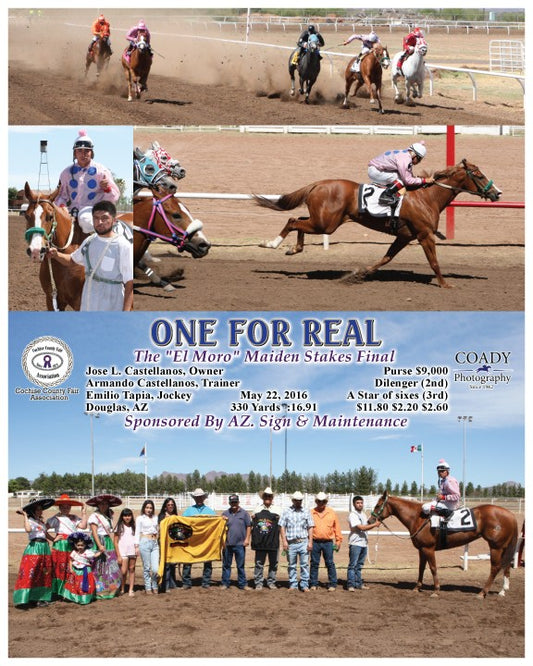 ONE FOR REAL - 052216 - Race 04 - DG