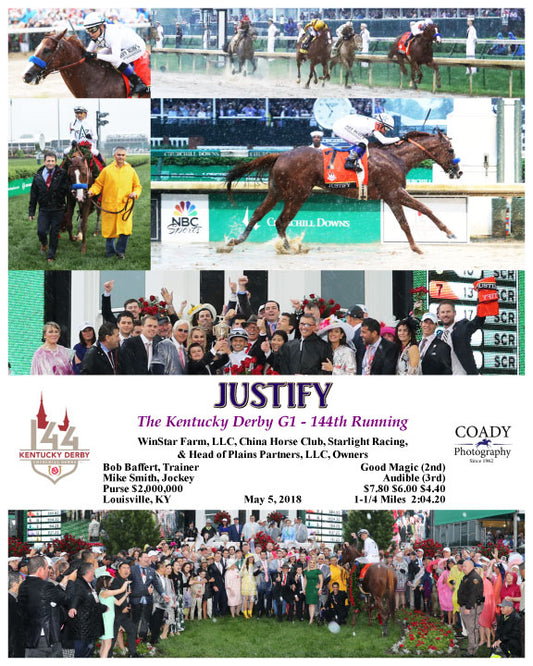 JUSTIFY - 050518 - The Kentucky Derby G1 - WC3