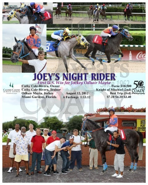 JOEY'S NIGHT RIDER - 081212 - Race 06