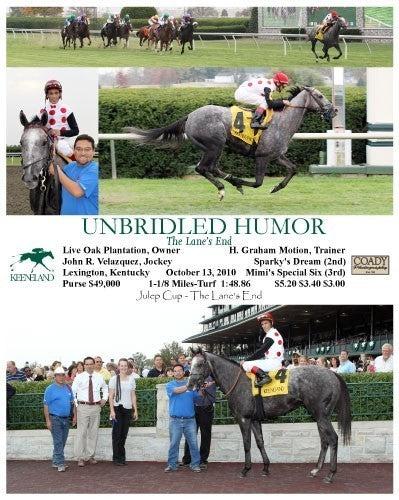 Unbridled Humor - The Lane's End 101310