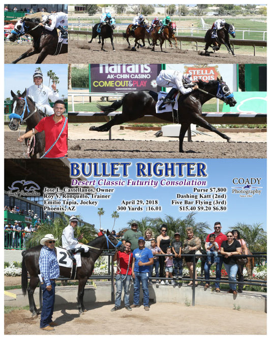 BULLET RIGHTER - 042918 - Race 03 - TUP