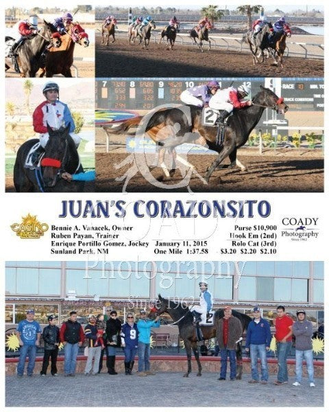 Juan's Corazonsito - 011115 - Race 10 - SUN