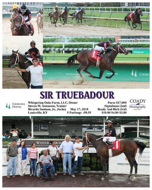 SIR TRUEBADOUR - 051718 - Race 03 - CD