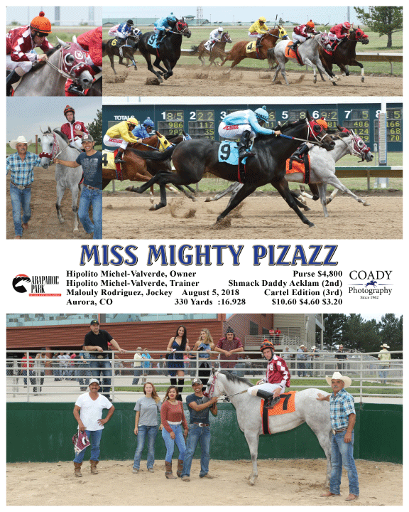 MISS MIGHTY PIZAZZ - 080518 - Race 01 - ARP