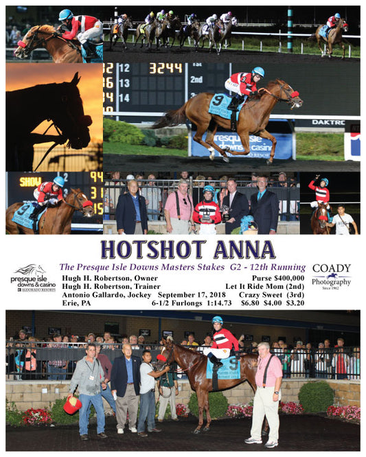 HOTSHOT ANNA - 091718 - Race 06 - PID The Presque Isle Downs Masters Stakes  G2 - 12th Running