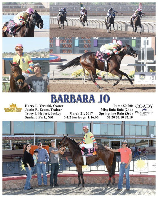 BARBARA JO - 032117 - Race 09 - SUN