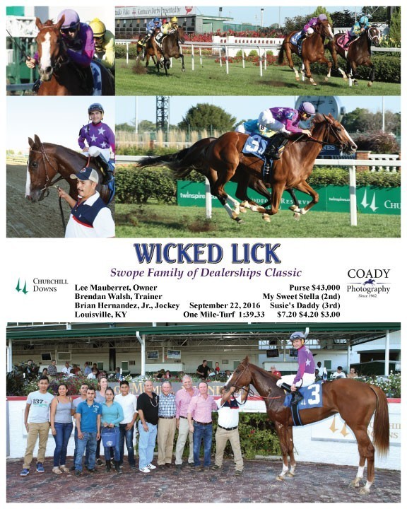 WICKED LICK - 092216 - Race 03 - CD