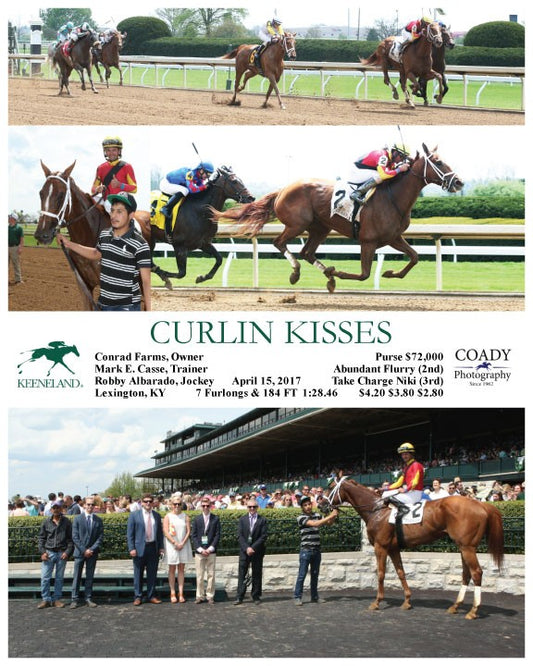 CURLIN KISSES - 041517 - Race 03 - KEE