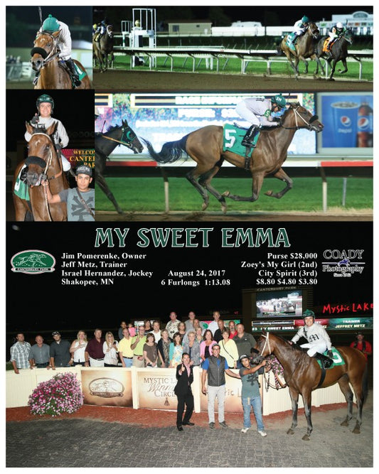 MY SWEET EMMA - 082417 - Race 05 - CBY