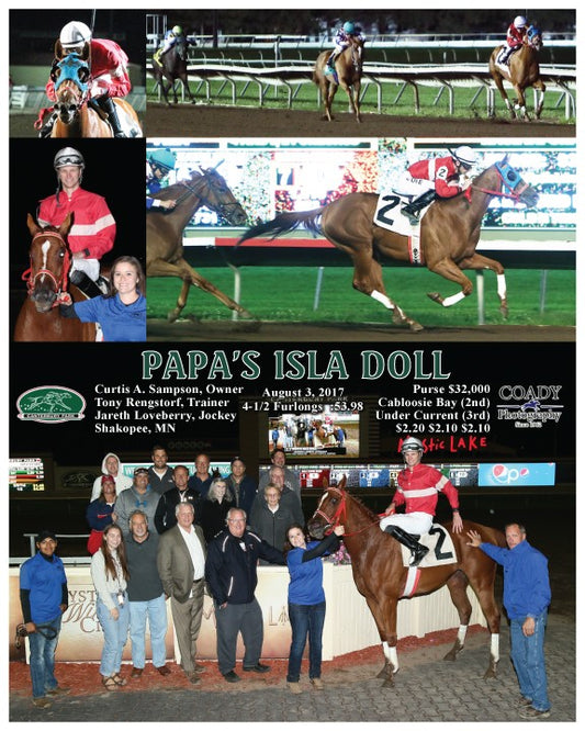 PAPA'S ISLA DOLL - 080317 - Race 09 - CBY