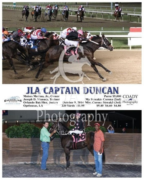 JLA Captain Duncan - 100914 - Race 09 - EVD