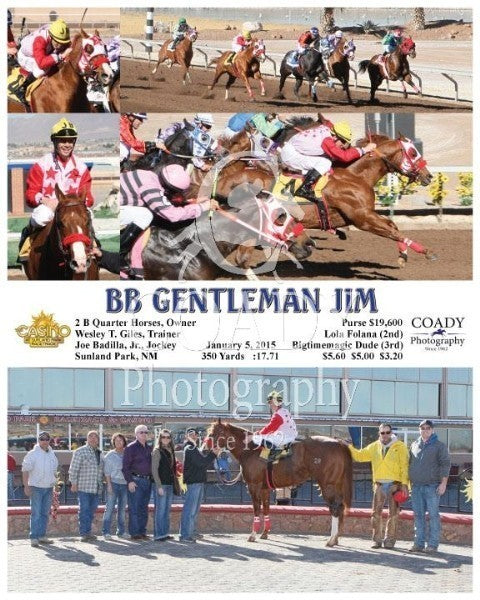 Bb Gentleman Jim - 010515 - Race 02 - SUN