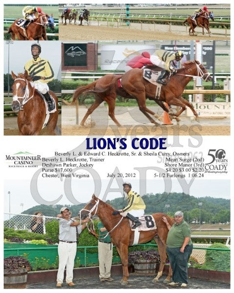 LION'S CODE - 072012 - Race 02